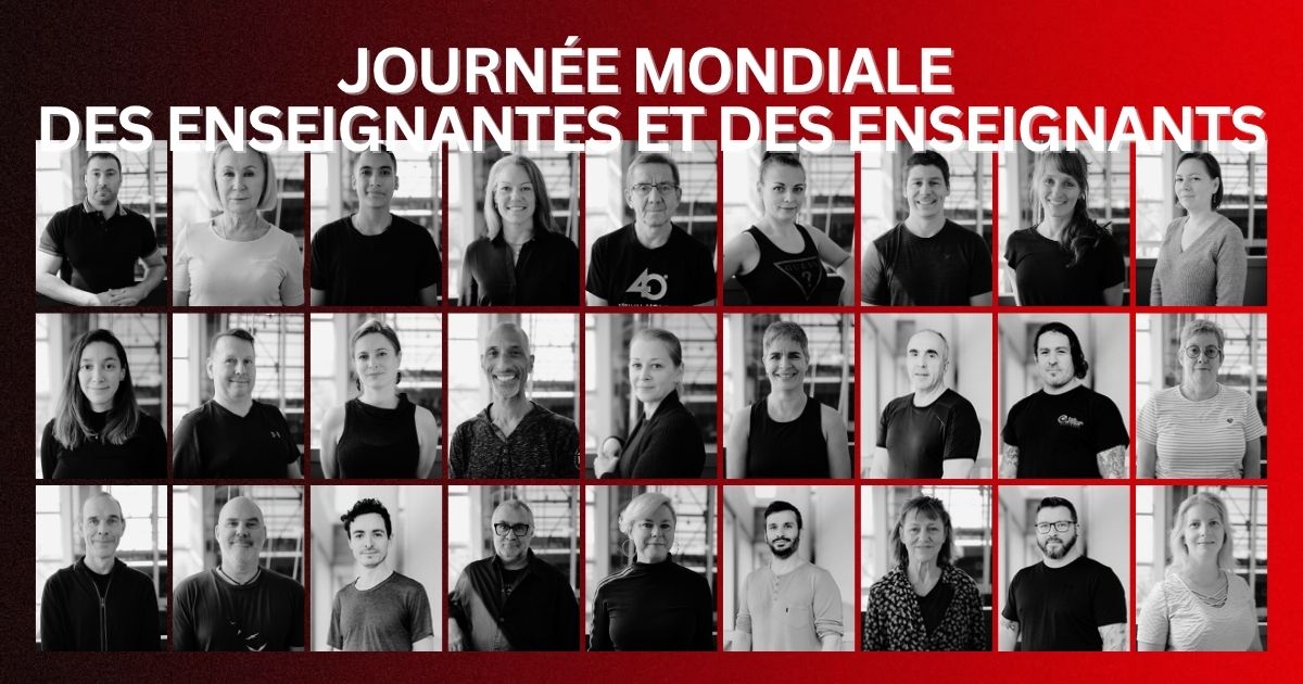 Journée mondiale des enseignants et des enseignantes - École nationale ...